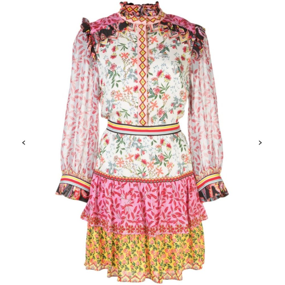 Alice + Olivia | Kathy Tiered Shirtdress